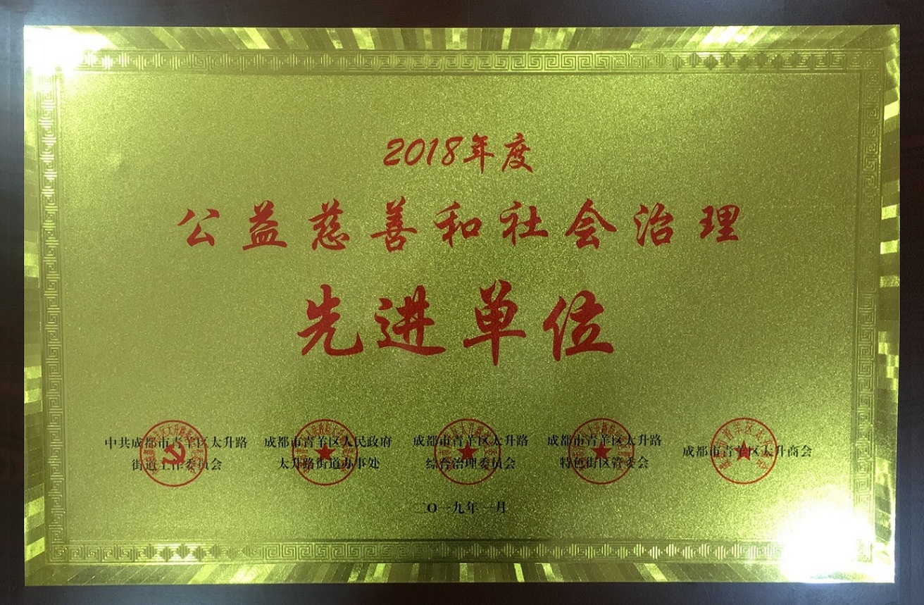 公益慈善和社會治理先進(jìn)單位